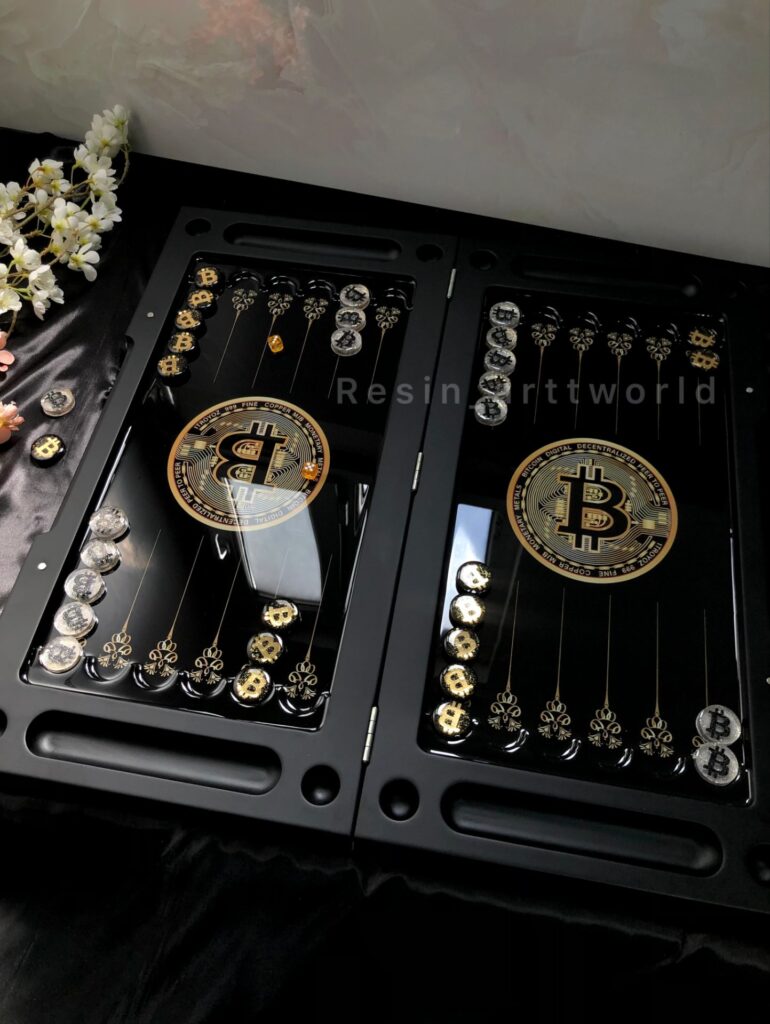 تخته نرد طرح بیت کوین